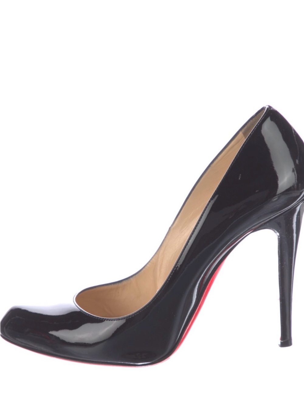 Christian Louboutin Black Patent Leather Stiletto Pump